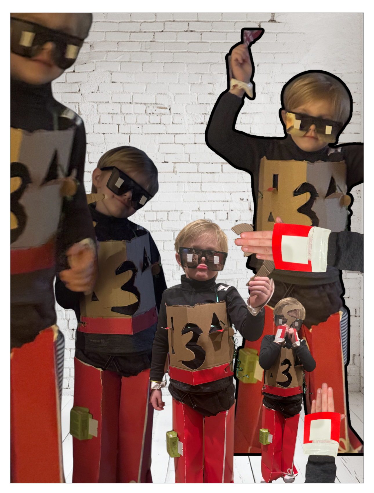 The Cardboard Crew Reports for Duty